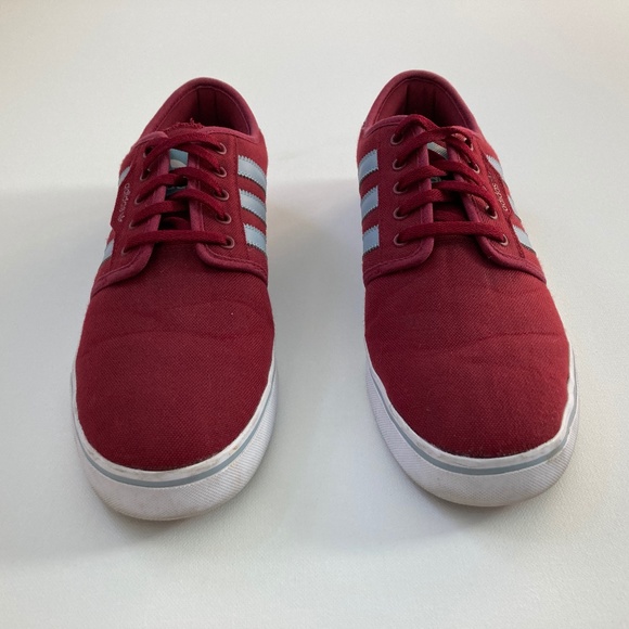 Adidas Other - Adidas Men's Seeley Burgundy/Gray Skate Shoes Canvas Size 11.5 US- Nearly New